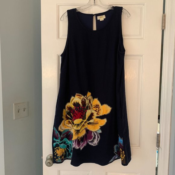 Anthropologie/Maeve Posie Shift Dress - Size XL - Picture 4 of 7